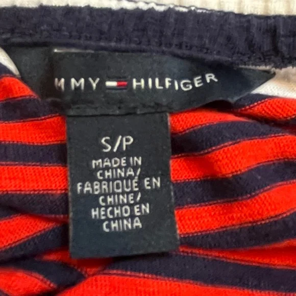 Tommy Hilfiger Strapless Nautical Maxi Dress Size Small Petite - Picture 4 of 8